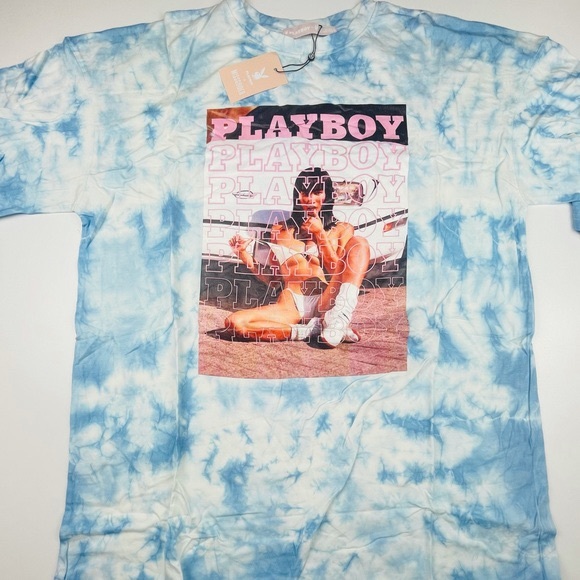 PLAYBOY Tops - Playboy x Misguided t-shirt dress